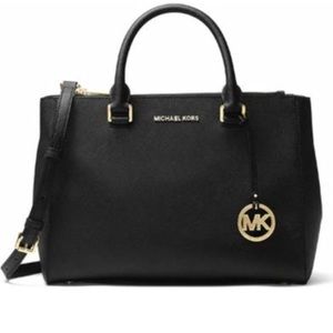Michael Kors Black Sachel Bag